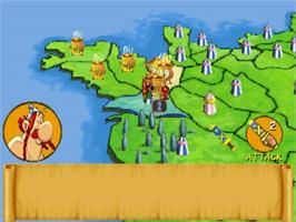 In game image of Astérix on the Sony Playstation.