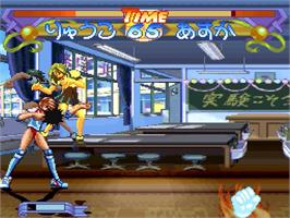 In game image of Asuka 120% Excellent - Burning Fest. Excellent on the Sony Playstation.