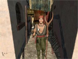 In game image of Atlantis: The Lost Tales on the Sony Playstation.