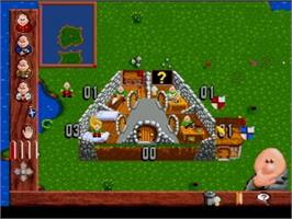 In game image of Baldies on the Sony Playstation.