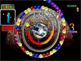 In game image of Ballistic on the Sony Playstation.