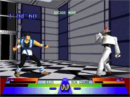 In game image of Battle Arena Toshinden 3 on the Sony Playstation.