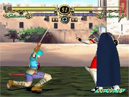 In game image of Blue Breaker Burst : Hohoemi o Anata to on the Sony Playstation.