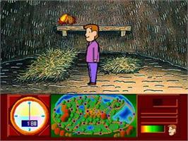In game image of Bonogurashi - Kore De Kanpeki Disu on the Sony Playstation.