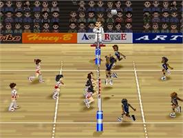 In game image of Break Volley on the Sony Playstation.