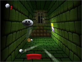 In game image of Breakout on the Sony Playstation.