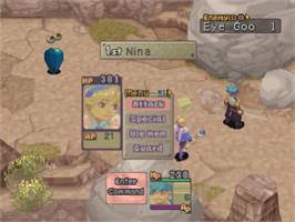In game image of Breath of Fire IV on the Sony Playstation.