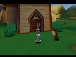 In game image of Bugs Bunny & Taz: Time Busters on the Sony Playstation.