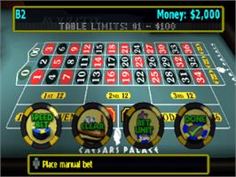 In game image of Caesars Palace 2000 on the Sony Playstation.
