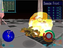 In game image of Carnage Heart on the Sony Playstation.