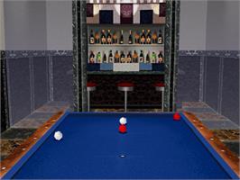 In game image of Carom Shot on the Sony Playstation.