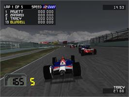 In game image of Cart World Series on the Sony Playstation.
