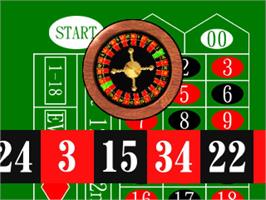 In game image of Casino (simple 1500 Series), The on the Sony Playstation.