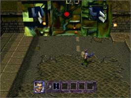 In game image of Contra - Legacy Of War on the Sony Playstation.
