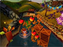 In game image of Crash Bandicoot 3 - Warped on the Sony Playstation.
