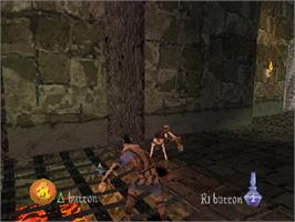 In game image of Crusaders Of Might And Magic on the Sony Playstation.
