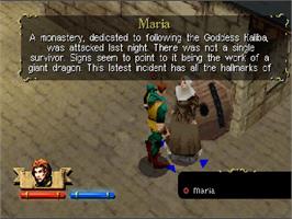 In game image of Darkstone - Evil Reigns on the Sony Playstation.