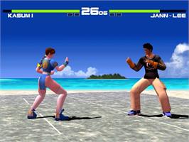In game image of Dead or Alive on the Sony Playstation.