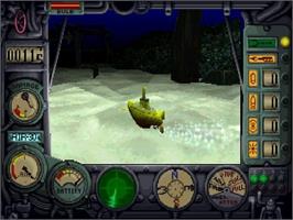In game image of Deep Sea Adventure on the Sony Playstation.