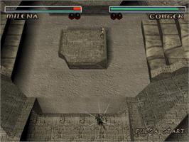 In game image of Destrega on the Sony Playstation.