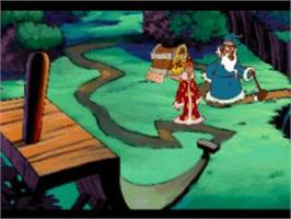 In game image of Discworld 2 - Missing Presumed? on the Sony Playstation.