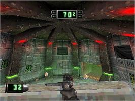In game image of Disruptor on the Sony Playstation.