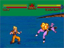 In game image of Dragon Ball Z - Ultimate Battle 22 on the Sony Playstation.