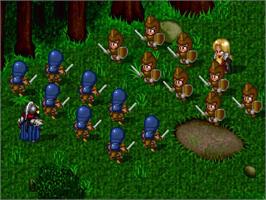 In game image of Dragon Knight 4 on the Sony Playstation.