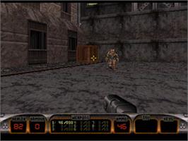 In game image of Duke Nukem - Total Meltdown on the Sony Playstation.