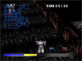 In game image of Exector on the Sony Playstation.