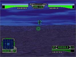 In game image of Extreme Power on the Sony Playstation.