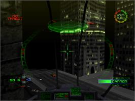 In game image of G-Police on the Sony Playstation.