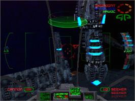 In game image of G-police - Weapons Of Justice on the Sony Playstation.