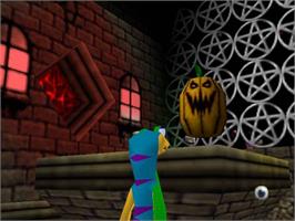 In game image of Gex - Enter The Gecko on the Sony Playstation.