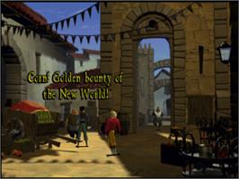 In game image of Gold and Glory: The Road to El Dorado on the Sony Playstation.