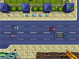 In game image of Grand Theft Auto on the Sony Playstation.