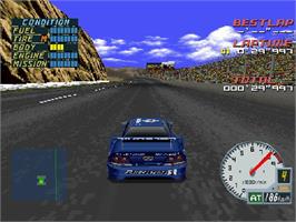 In game image of Gt Straight Victory - Hoshino Kazuyoshi E No Chousen on the Sony Playstation.