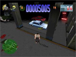 In game image of Hard Trilogy, Die on the Sony Playstation.