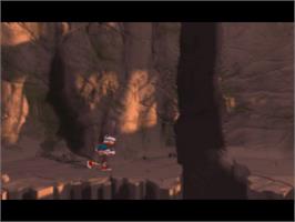 In game image of Heart of Darkness on the Sony Playstation.