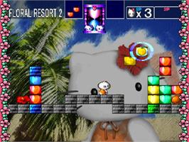 In game image of Hello Kitty - Cube Frenzy on the Sony Playstation.
