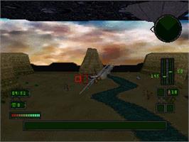 In game image of Independance Day on the Sony Playstation.