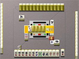 In game image of Janhai Yuugi '99 - Tanuki No Kawazanyou on the Sony Playstation.