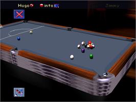 In game image of Jimmy White's 2 - Cueball on the Sony Playstation.