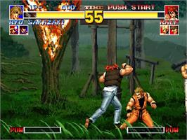 In game image of King Of Fighters '95, The on the Sony Playstation.