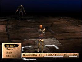 In game image of Koudelka on the Sony Playstation.