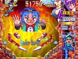 In game image of Kyuutenkai - Fantastic Pinball on the Sony Playstation.