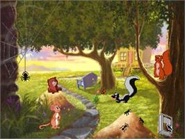 In game image of Lightspan - Liquid Books 1 - Lety's Favorite Stories on the Sony Playstation.
