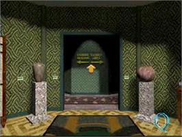 In game image of Lightspan - The Quaddle Family Mysteries 1 - The case of the Scarce Scarab - Lobby - Kitchen on the Sony Playstation.