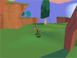 In game image of Looney Tunes: Sheep Raider on the Sony Playstation.