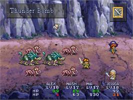 In game image of Lunar - Silver Star Story Complete on the Sony Playstation.